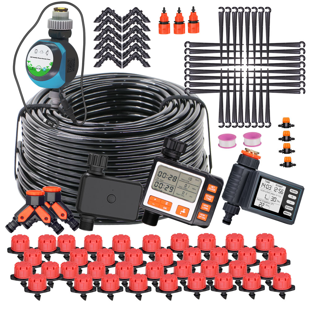 Smart Garden Project - 50-5M 1/4 ''Mangueira Ajustável Drippers Rega