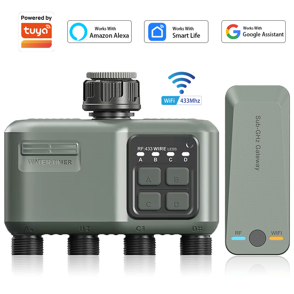 Smart Garden Project - Temporizador de Água Programável com 4