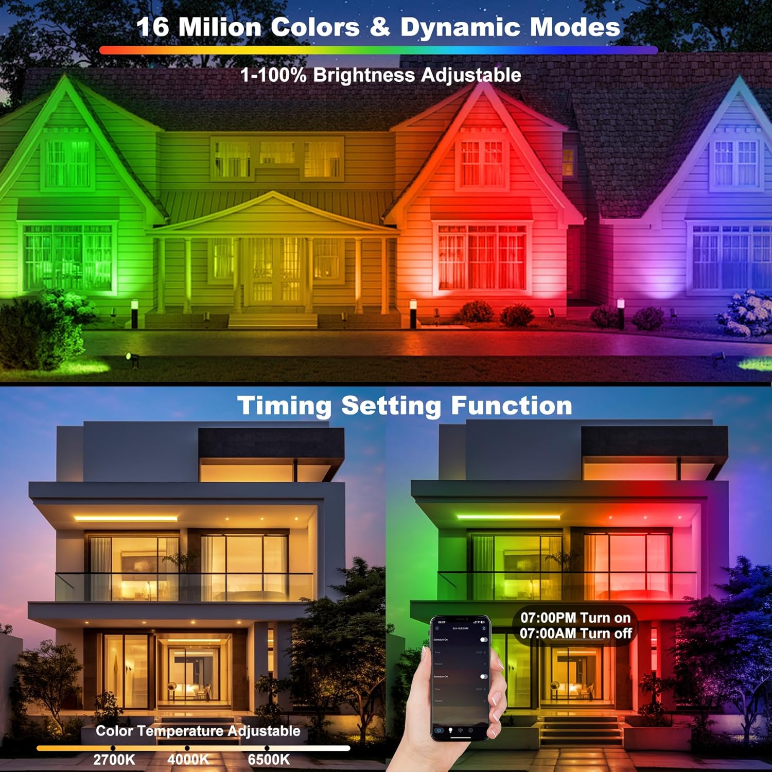 Barra de holofote led rgb 50w  - Smart Garden Uk avaliação e preço