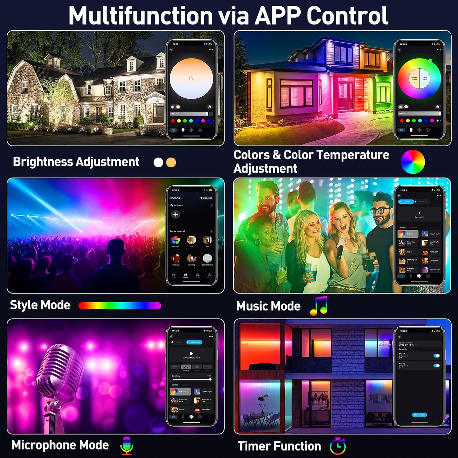 Barra de holofote led rgb 50/7 - Smart Garden Uk avaliação e preço
