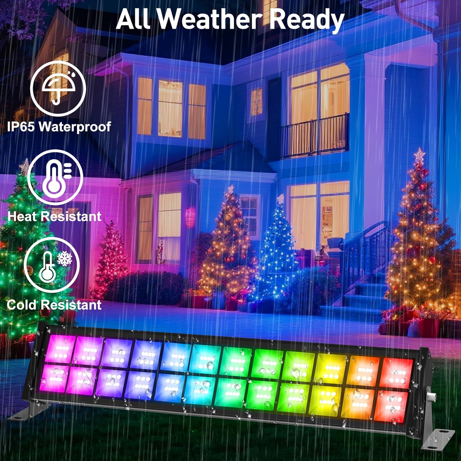 Barra de holofote led rgb 50/7 - Smart Garden Uk avaliação e preço