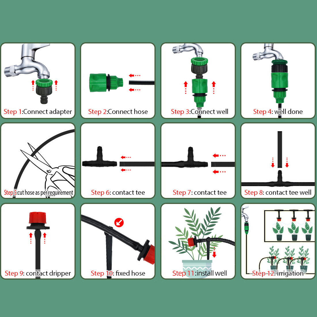 Kits de rega automática com mi - Smart Garden Project avaliação e preço