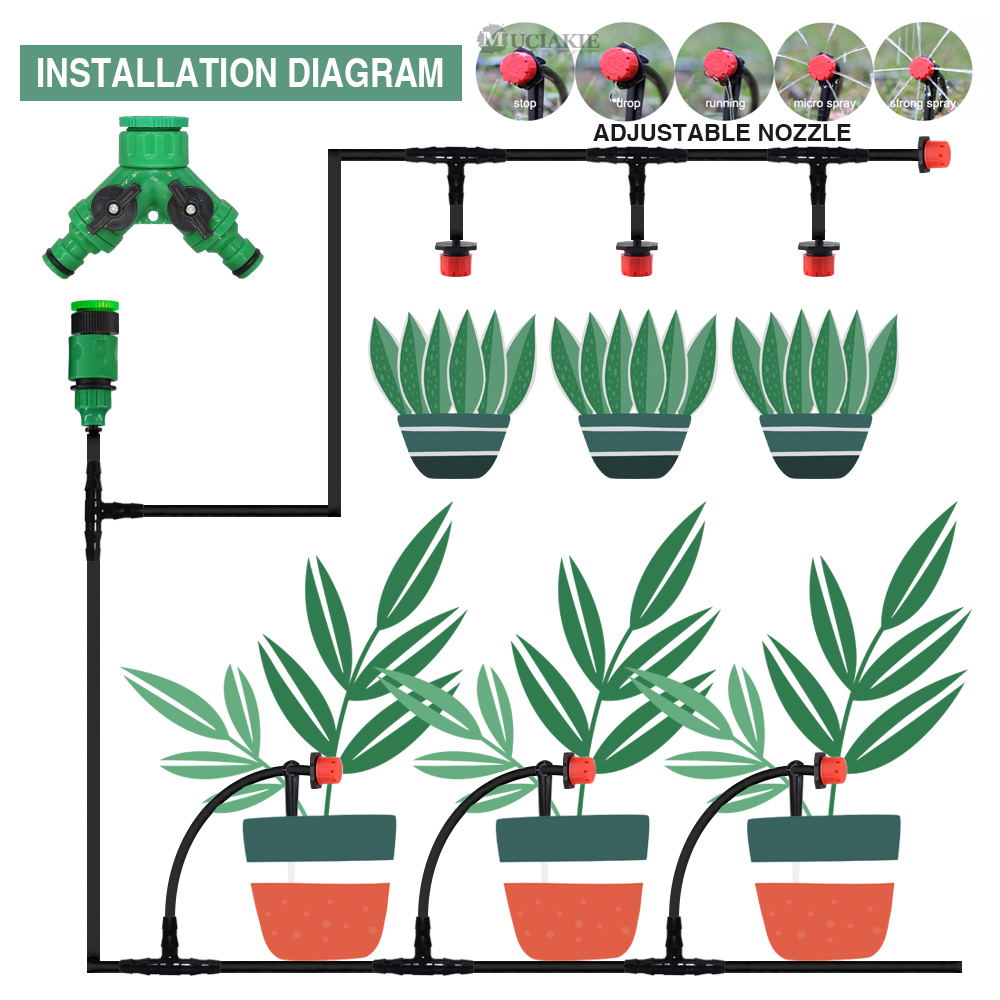 50-5M 1/4 ''Mangueira Ajustáve - Smart Garden Project avaliação e preço