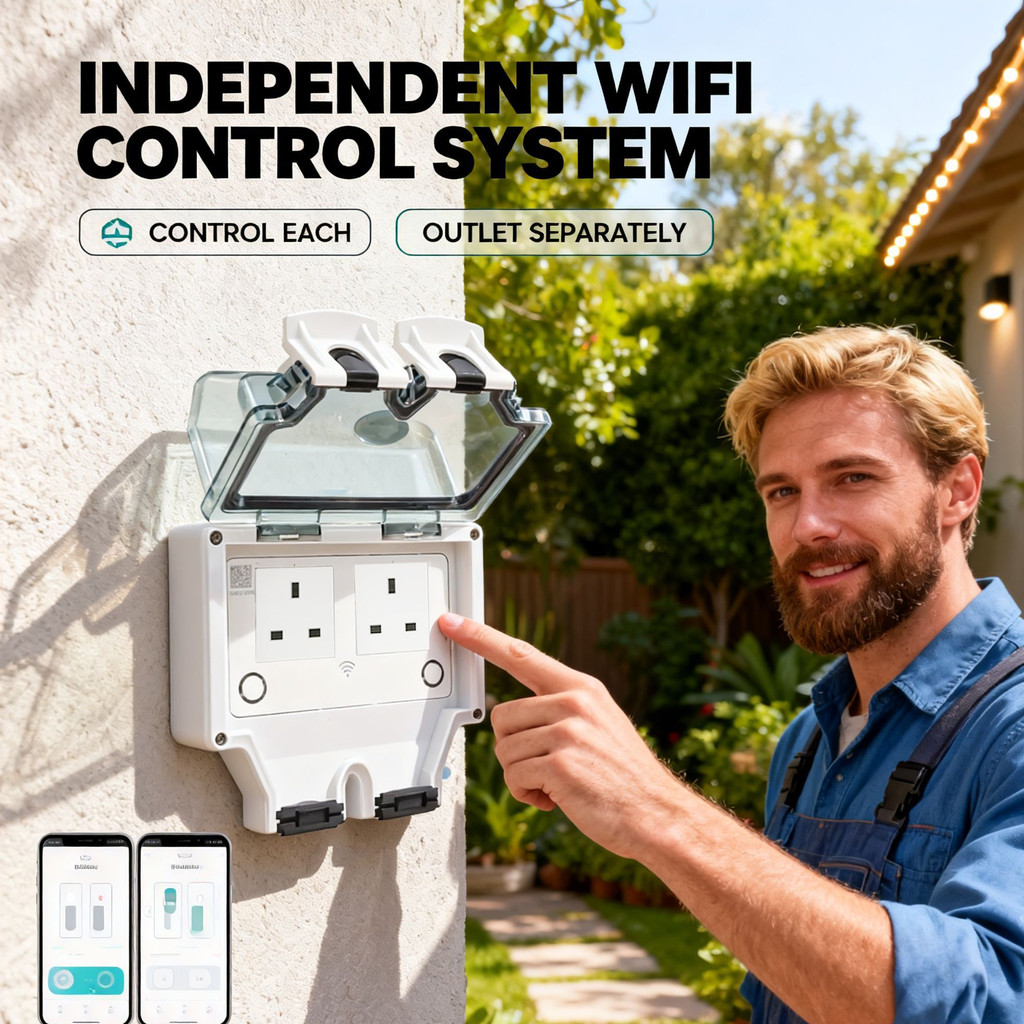 Tomada Inteligente Externa Tuy - Smart Garden Uk avaliação e preço