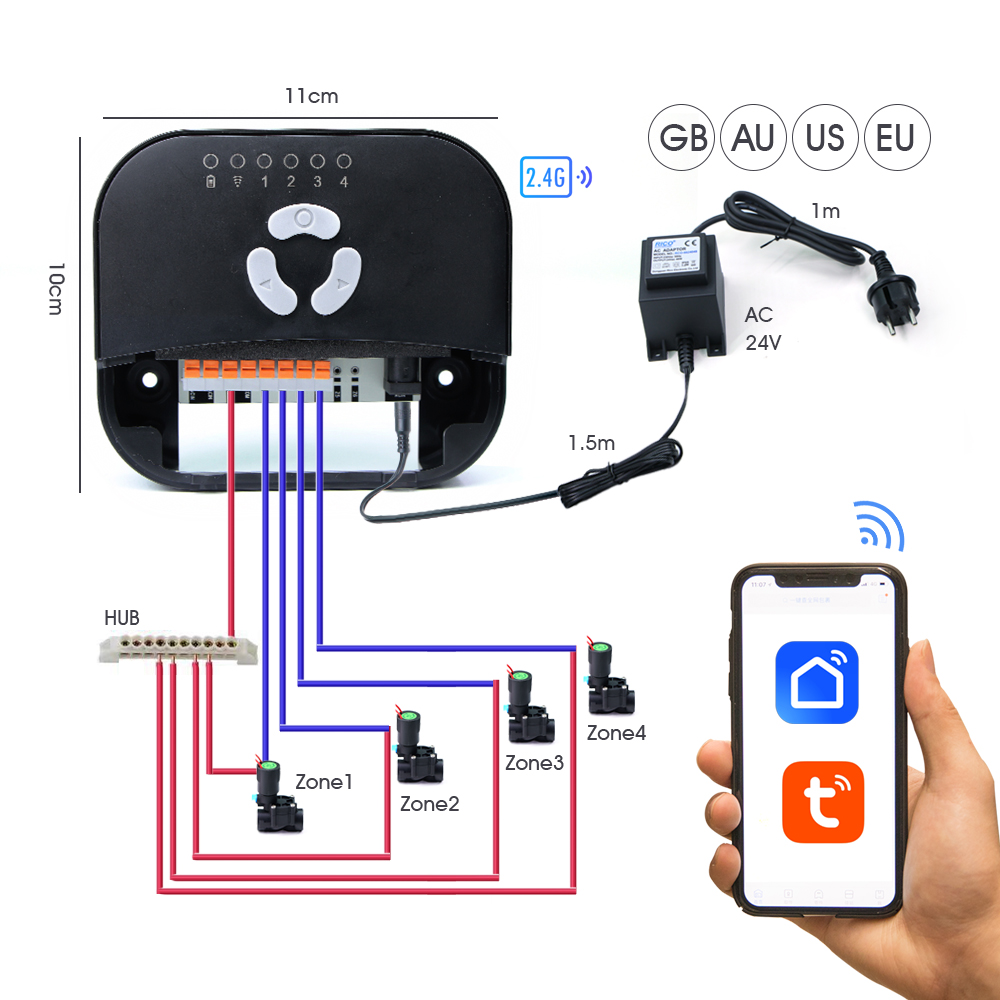 Controlador de válvula solenói - Smart Garden Hose Timer avaliação e preço